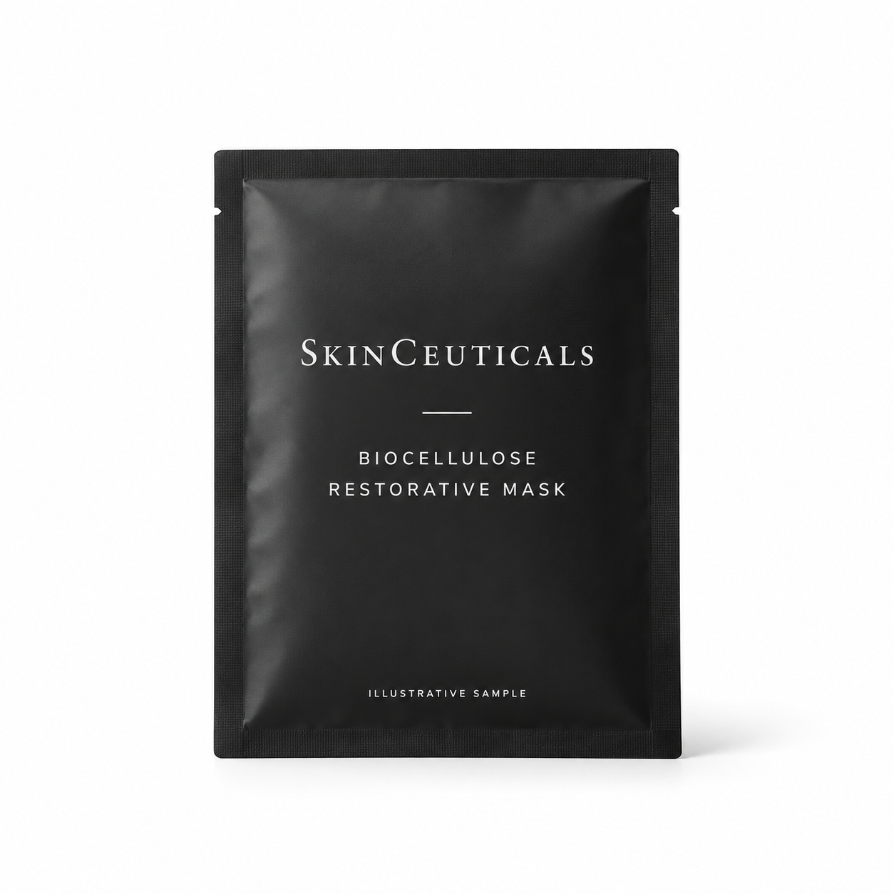 Illustrative SkinCeuticals mask dummy packaging, not an authentic product photograph
